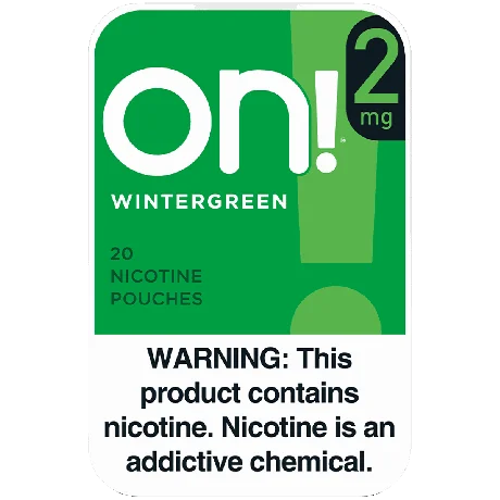 on! Wintergreen 2mg can