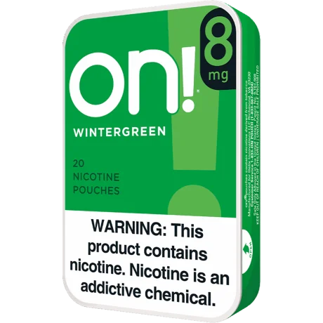 on! Wintergreen 8mg can