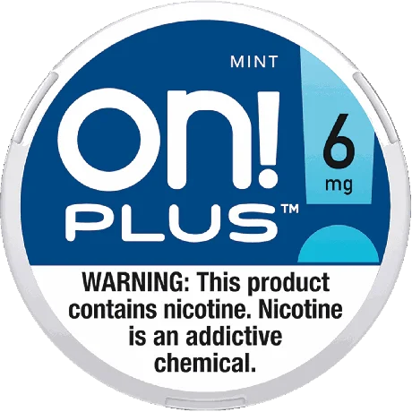 on! PLUS Mint 6mg can