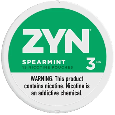 ZYN Spearmint 3mg can