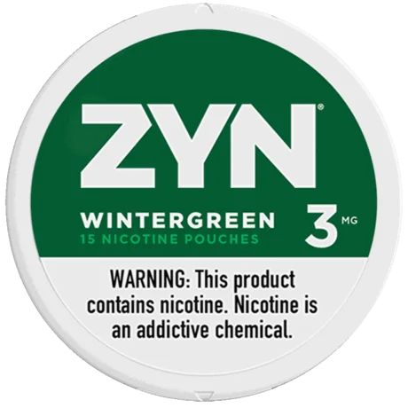 ZYN Wintergreen 3mg can