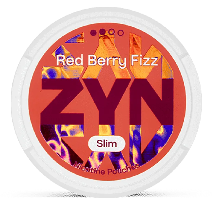 ZYN Slim European Edition Red Berry Fizz 6mg can