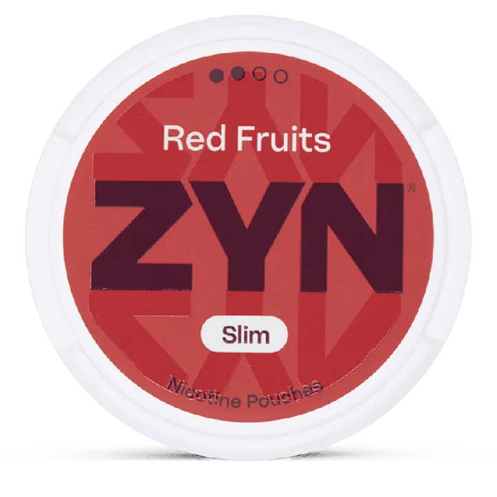ZYN Slim European Edition Red Fruits 6mg can