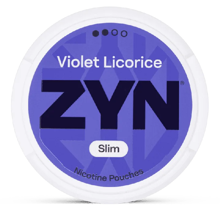 ZYN Slim European Edition Violet Licorice 6mg can