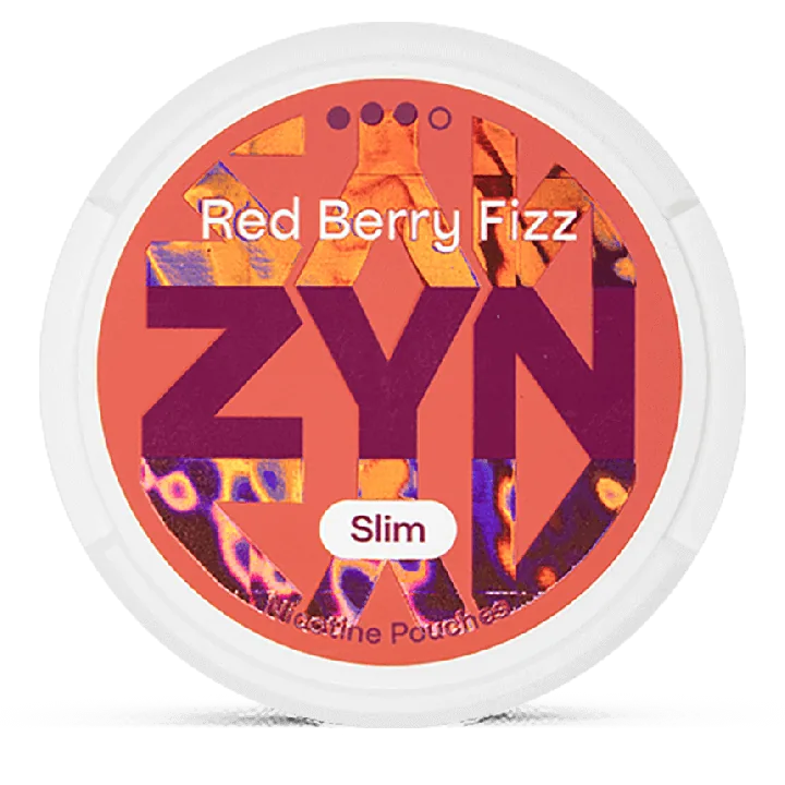 ZYN Slim European Edition Red Berry Fizz 9mg can